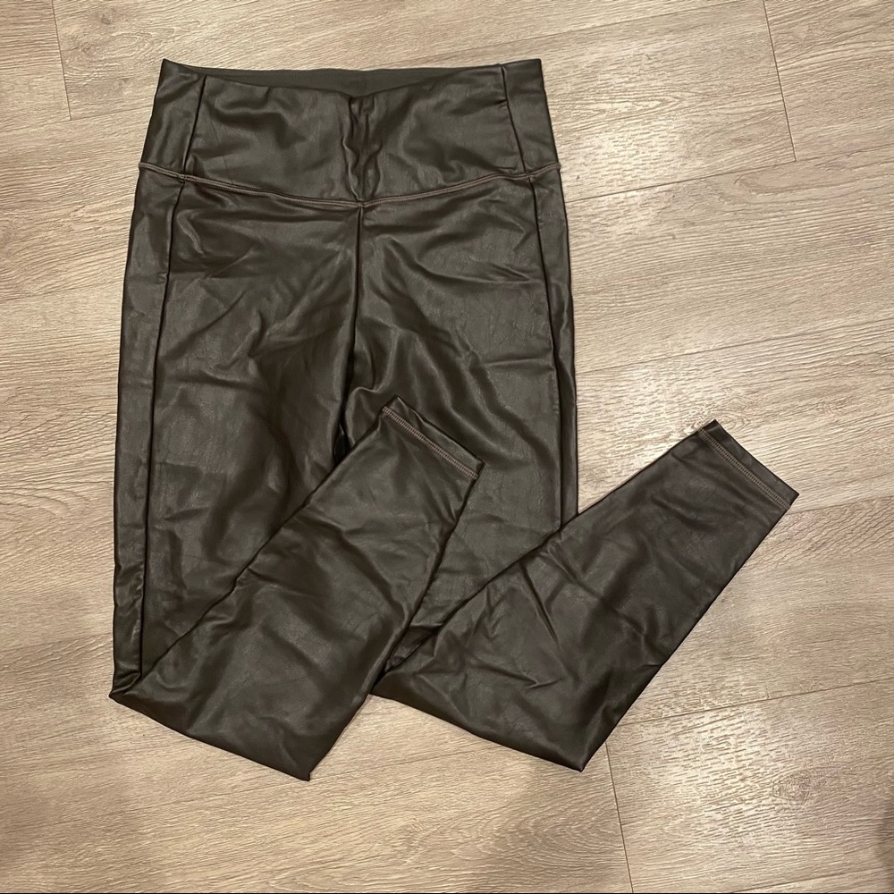 Athleta eco leather leggings